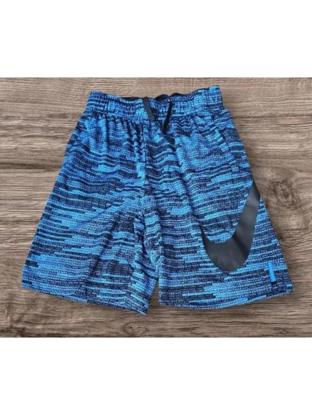 Designer boys medium clothes blue Nike athletic basketball shorts